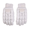 MB GOLD PLATINUM L/H BATTING GLOVES - WHITE EDITION