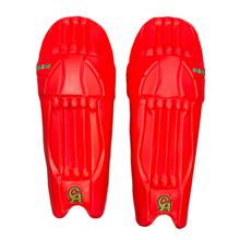  CA PLUS 12000 BATTING LEG GUARDS - AMBIDEXTROUS (RED)