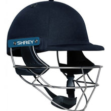  SHREY - MASTER CLASS AIR STEEL CRICKET HELMET - NAVY