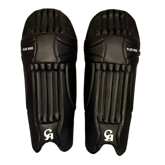 CA PLUS 8000 BATTING LEG GUARDS - AMBIDEXTROUS (BLACK)