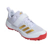 Adidas Scorerun 2.0 Cricket Shoes – Cloud White/Gold