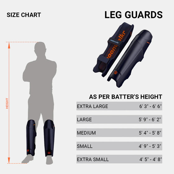 MOONWALKR BATTING LEG GUARD 2.0 - BLUE ( Ambidextrous )