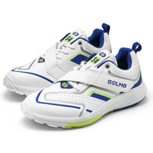  SOLM8 S4 LIME BLUE CRICKET SHOES