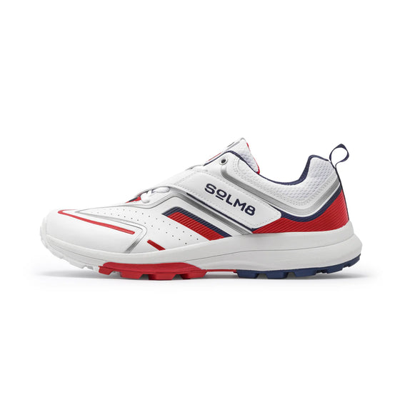 SOLM8 S4 RED NAVY CRICKET SHOES