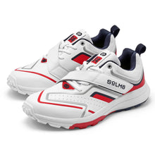  SOLM8 S4 RED NAVY CRICKET SHOES