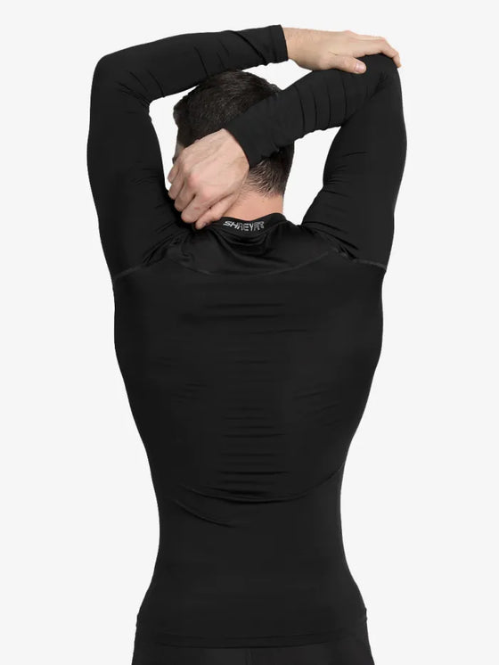 SHREY INTENSE COMPRESSION LONG SLEEVE TOP- BLACK