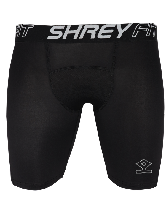 SHREY INTENSE COMPRESSION SHORTS - BLACK - Monarch Cricket