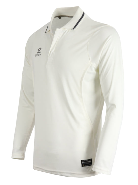 SHREY CRICKET PREMIUM SHIRT - LONG SLEEVES - Monarch Cricket