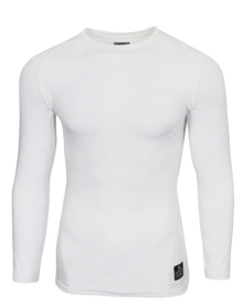 SHREY INTENSE COMPRESSION LONG SLEEVE TOP - WHITE - Monarch Cricket