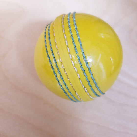 SYNTHETIC CRICKET BALL (YELLOW) - Monarch Cricket