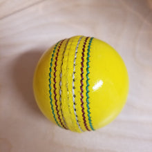  INDOOR LEATHER CRICKET BALL (YELLOW) - Monarch Cricket