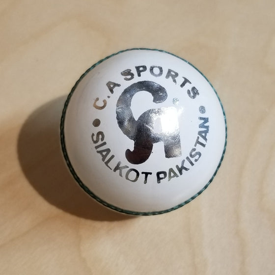 CA SUPER TEST LEATHER BALL - WHITE