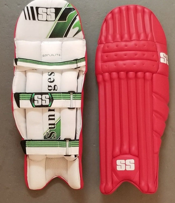 SS RANJILITE BATTING LEG GUARDS - RED- (LH)