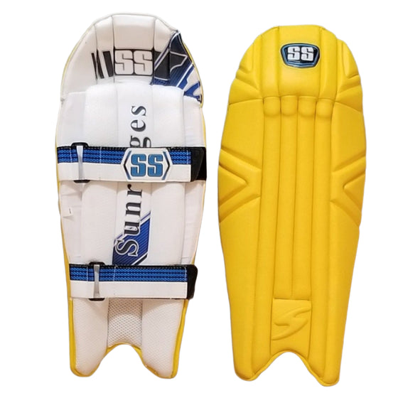 SS PLAYER SERIES WICKET KEEPING LEG GUARDS - YELLOW