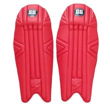  SS PLAYER SERIES WICKET KEEPING LEG GUARDS - RED