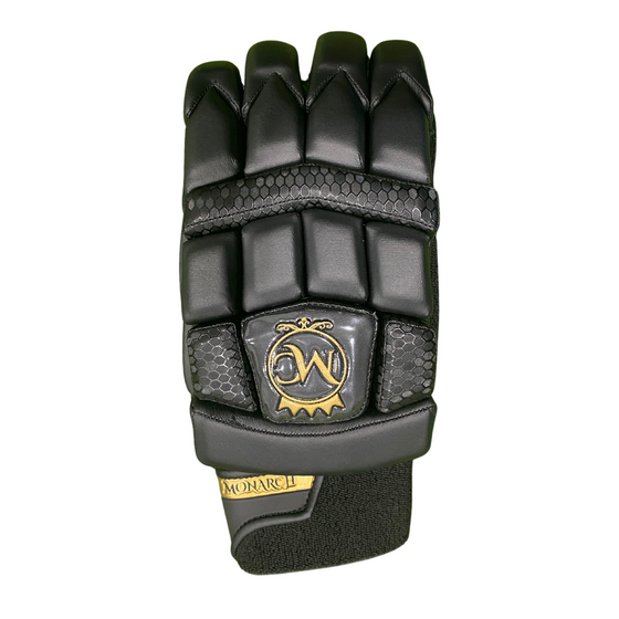 MC CROWN BATTING GLOVES - BLACK RH
