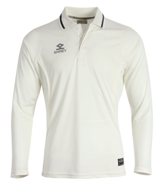 SHREY CRICKET PREMIUM SHIRT - LONG SLEEVES - Monarch Cricket