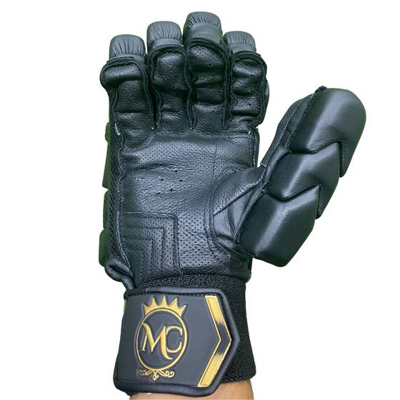 MC CROWN BATTING GLOVES - BLACK RH