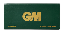  GM 60 INNINGS SCORE BOOK