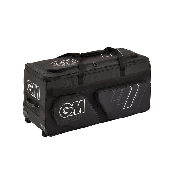 GM ORIG EASI-LOAD WHEELIE BAG (BLACK) - Monarch Cricket