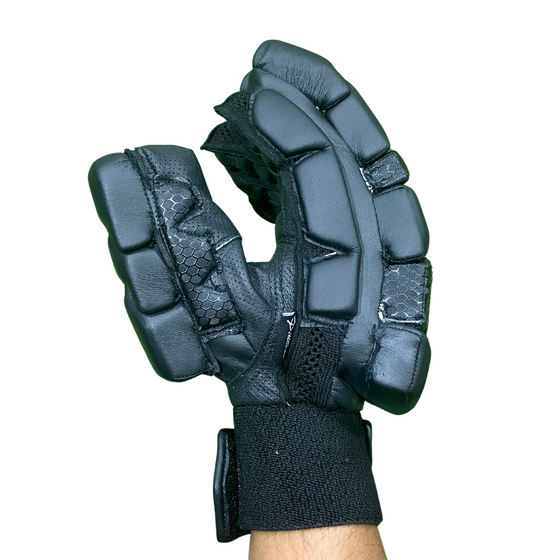MC CROWN BATTING GLOVES - BLACK RH