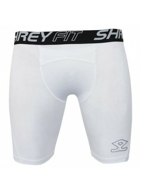 SHREY INTENSE COMPRESSION SHORTS - WHITE