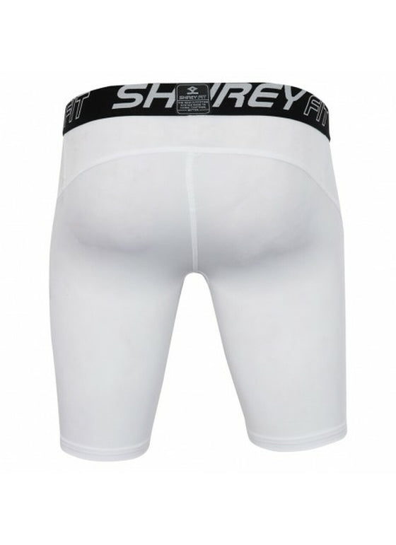 SHREY INTENSE COMPRESSION SHORTS - WHITE