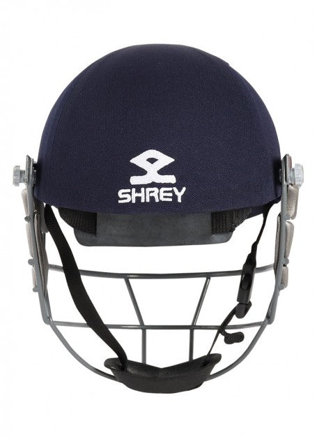 SHREY - STAR JUNIOR STEEL CRICKET HELMET - NAVY - Monarch Cricket