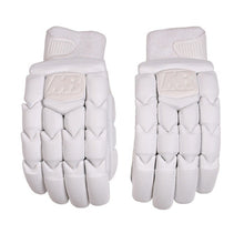  MB GOLD PLATINUM  L/H BATTING GLOVES - WHITE EDITION